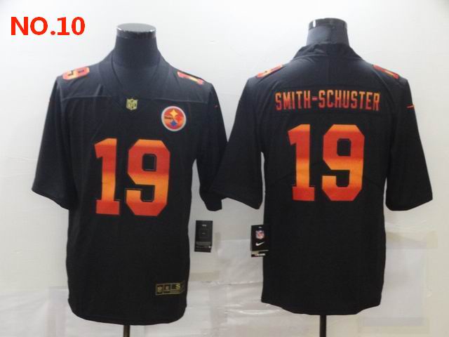 Men's Pittsburgh Steelers #19 JuJu Smith-Schuster Jersey NO.10;